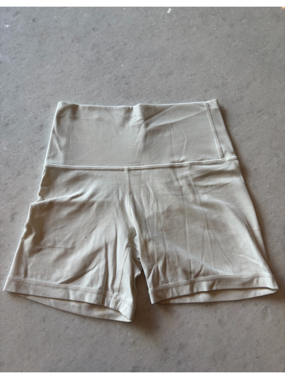 TNA High-Waist Seamless Women’s Workout Shorts - white
